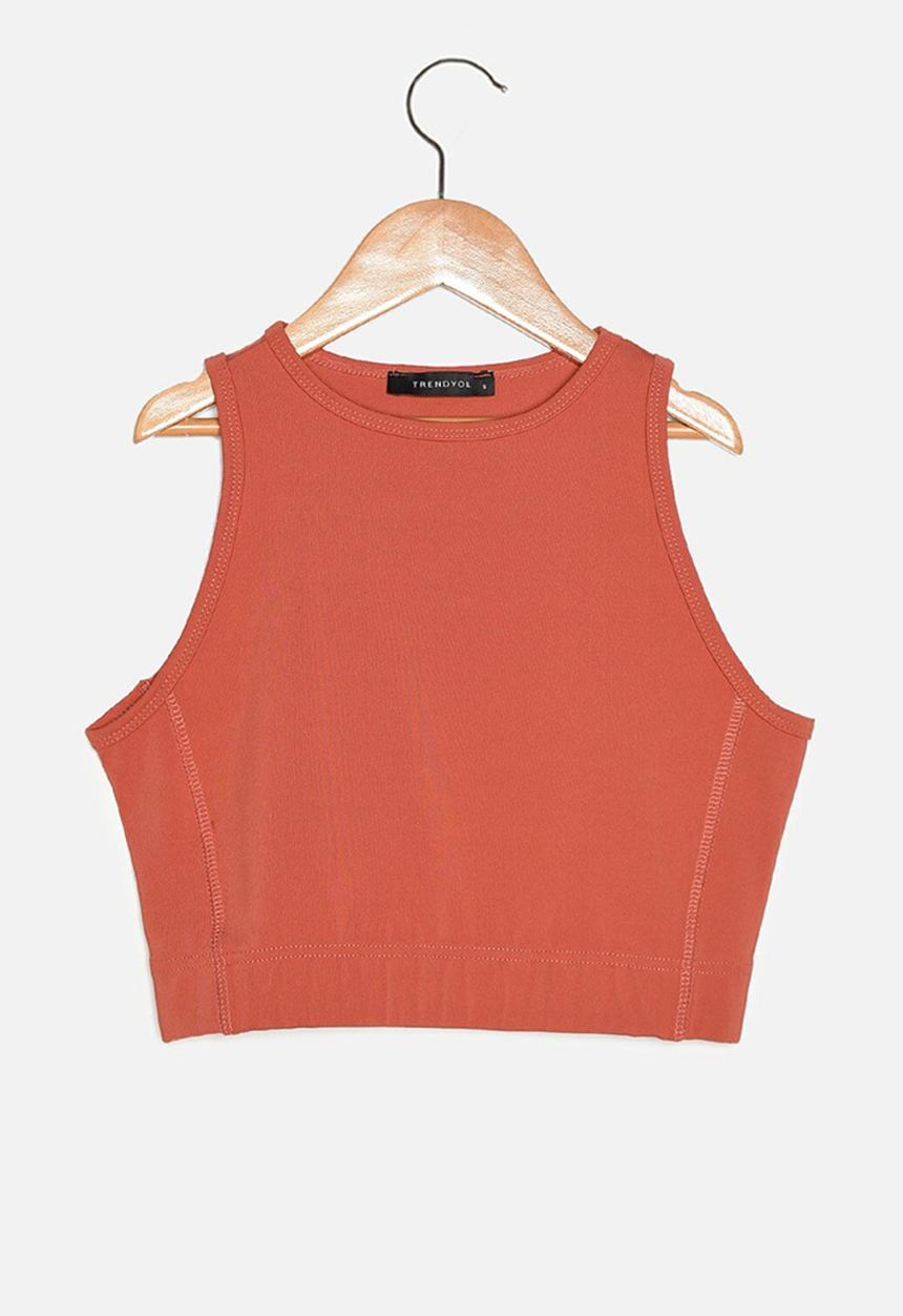 Trendyol - Support sports bra - cinnamon