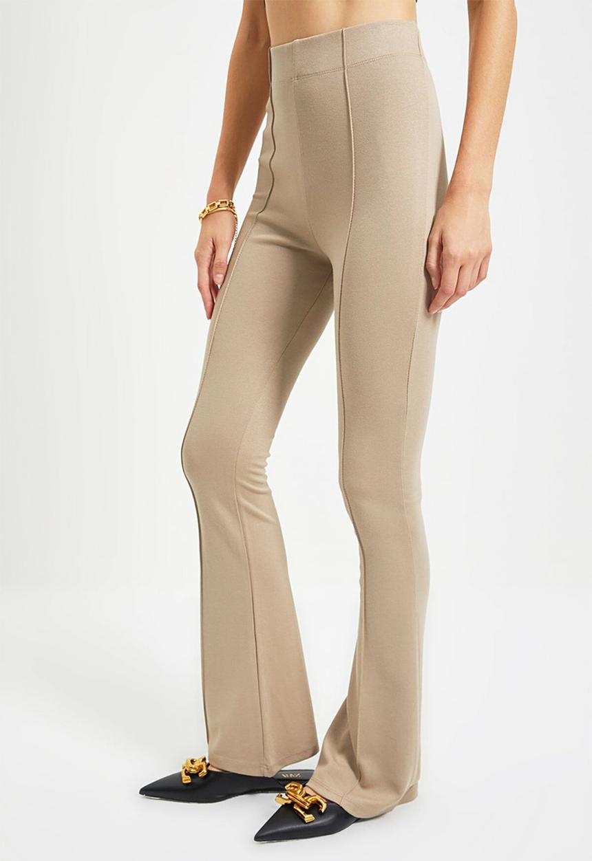 Trendyol - Flare knit trousers - mink