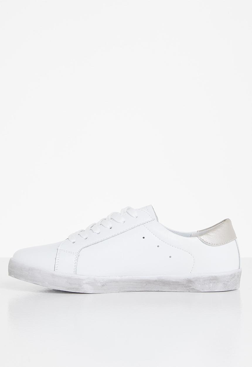 Julz - Madison leather sneaker - white
