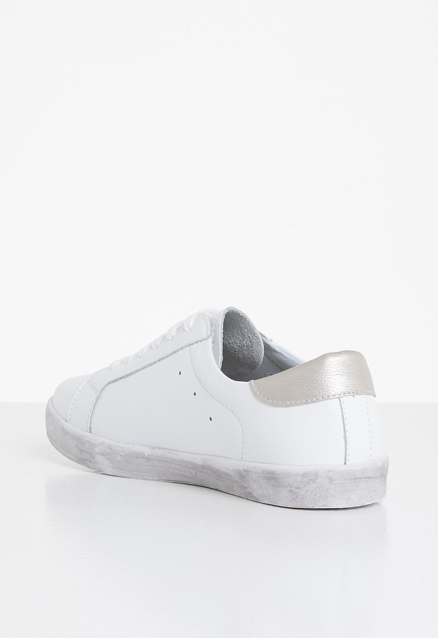 Julz - Madison leather sneaker - white