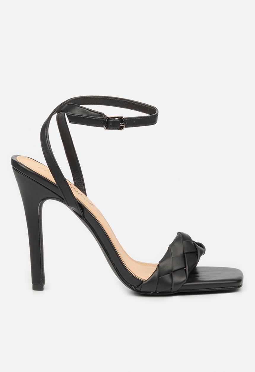 Miss Black - Pearl1 barely there heel - black