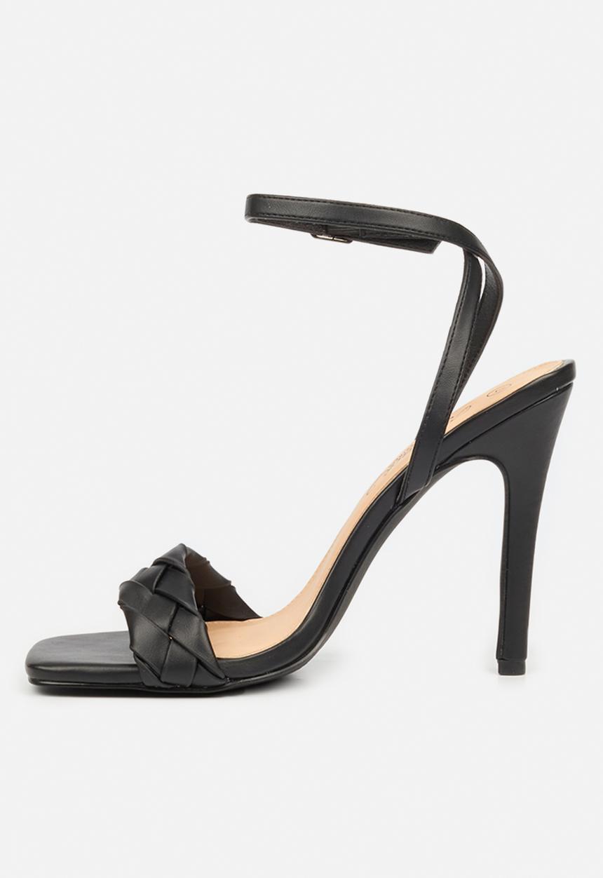 Miss Black - Pearl1 barely there heel - black