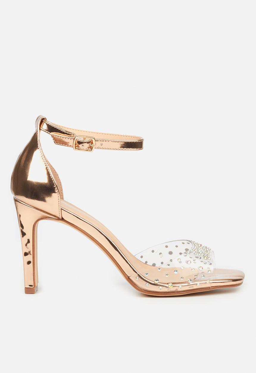 Miss Black - Prom1 heel - rose gold