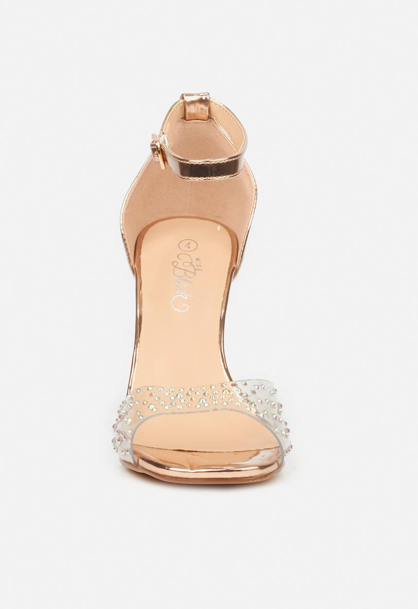 Miss Black - Prom1 heel - rose gold