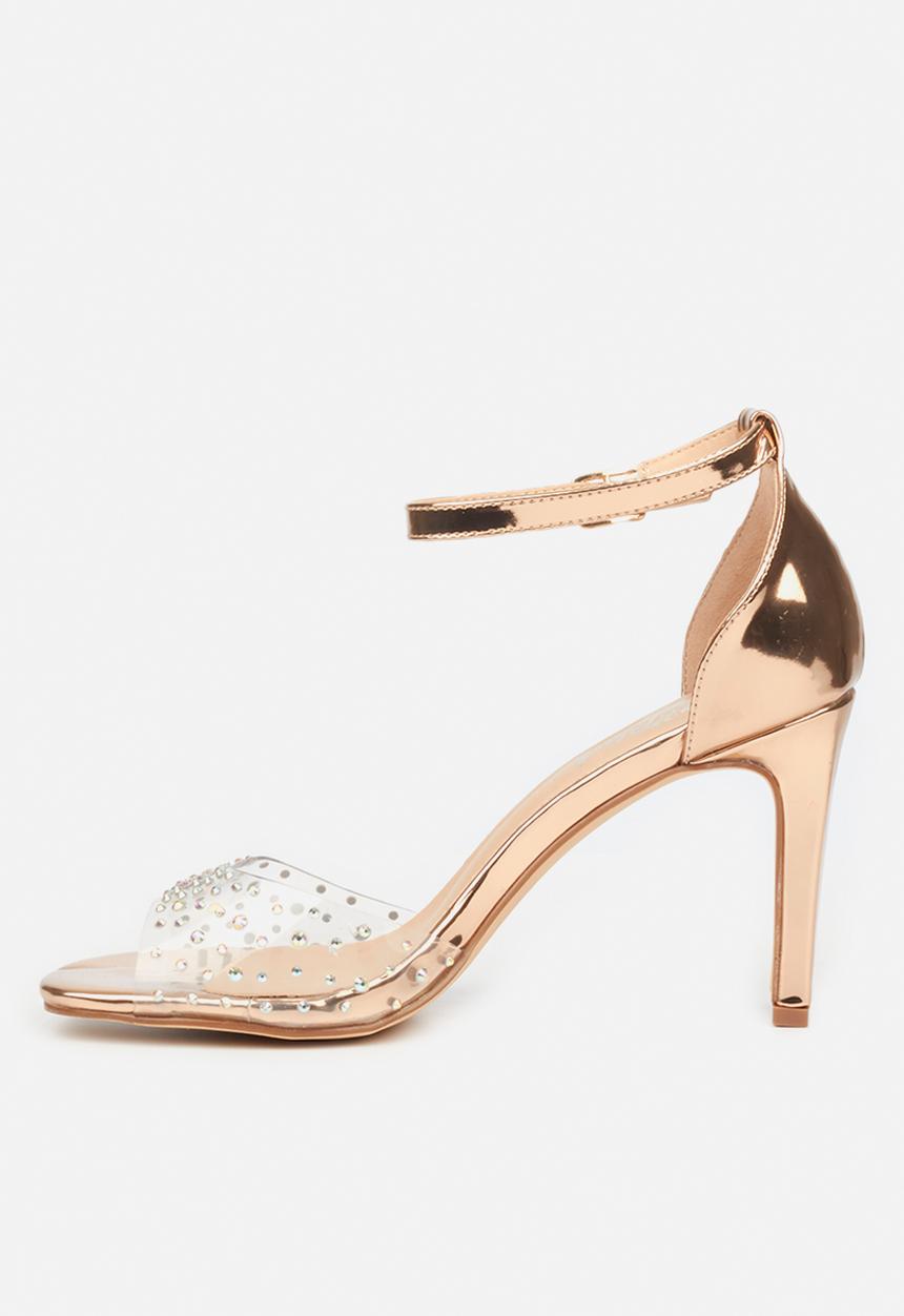 Miss Black - Prom1 heel - rose gold