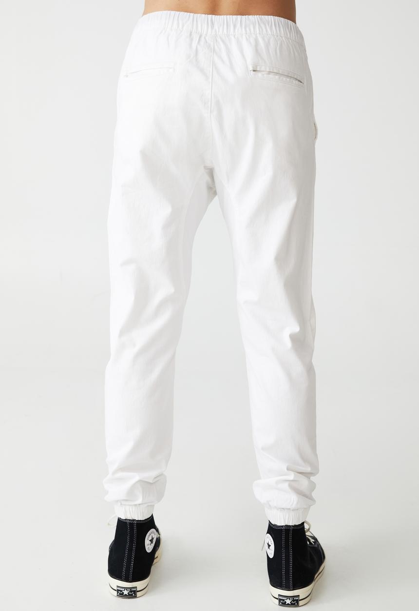 Cotton On - Drake cuffed pant - white
