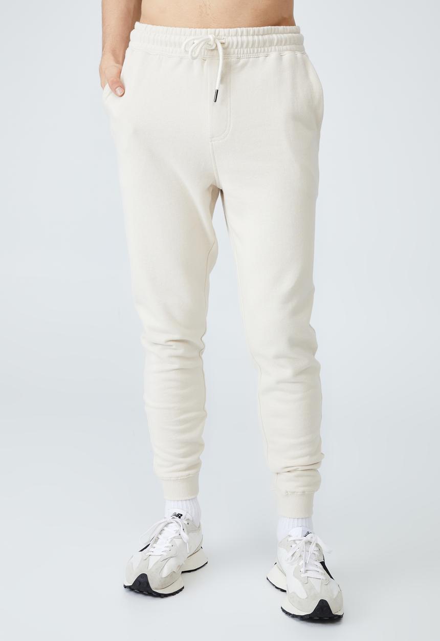 Cotton On - Trippy slim trackie - ecru