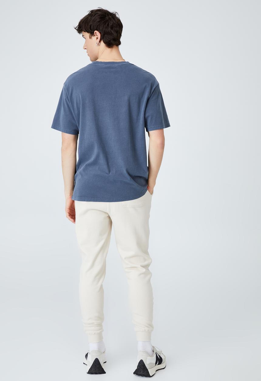 Cotton On - Trippy slim trackie - ecru