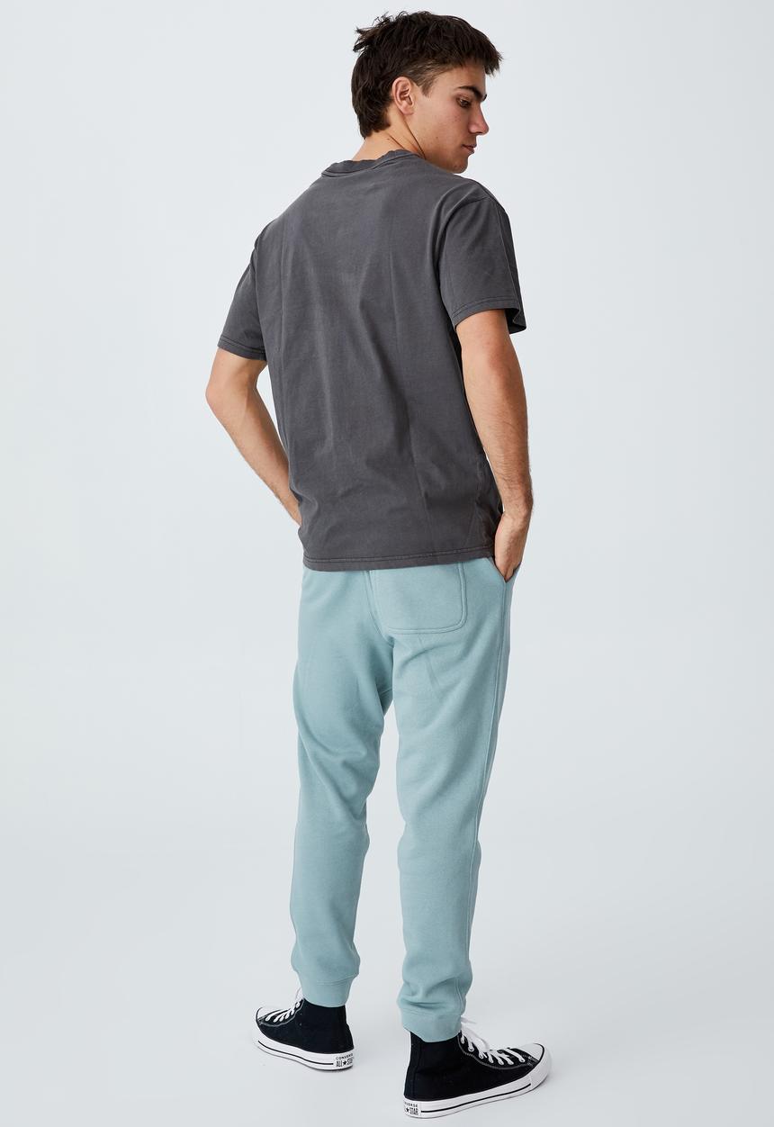 Cotton On - Trippy slim trackie - light blue 