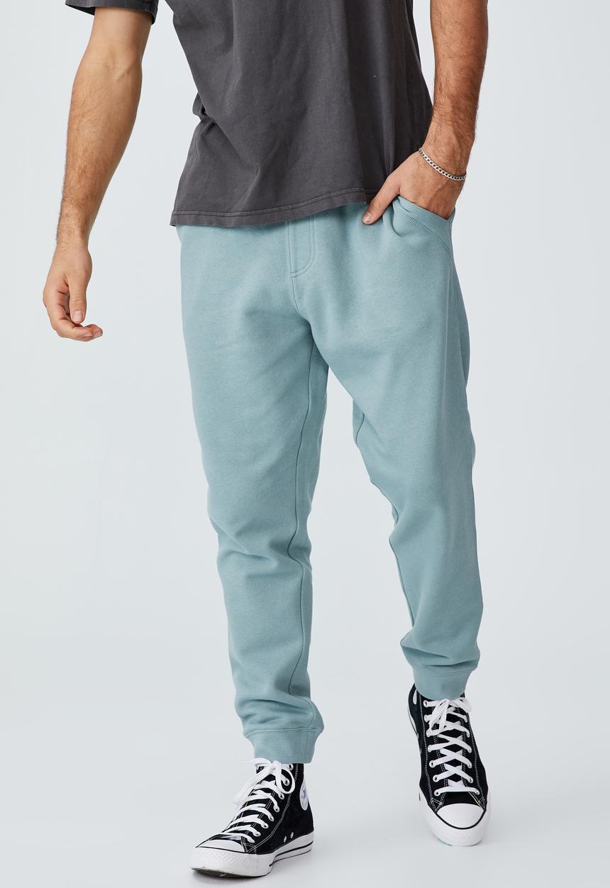 Cotton On - Trippy slim trackie - light blue 