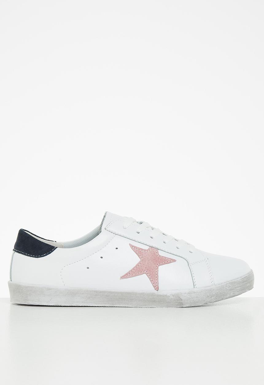 Julz - Madelyn leather sneaker - white