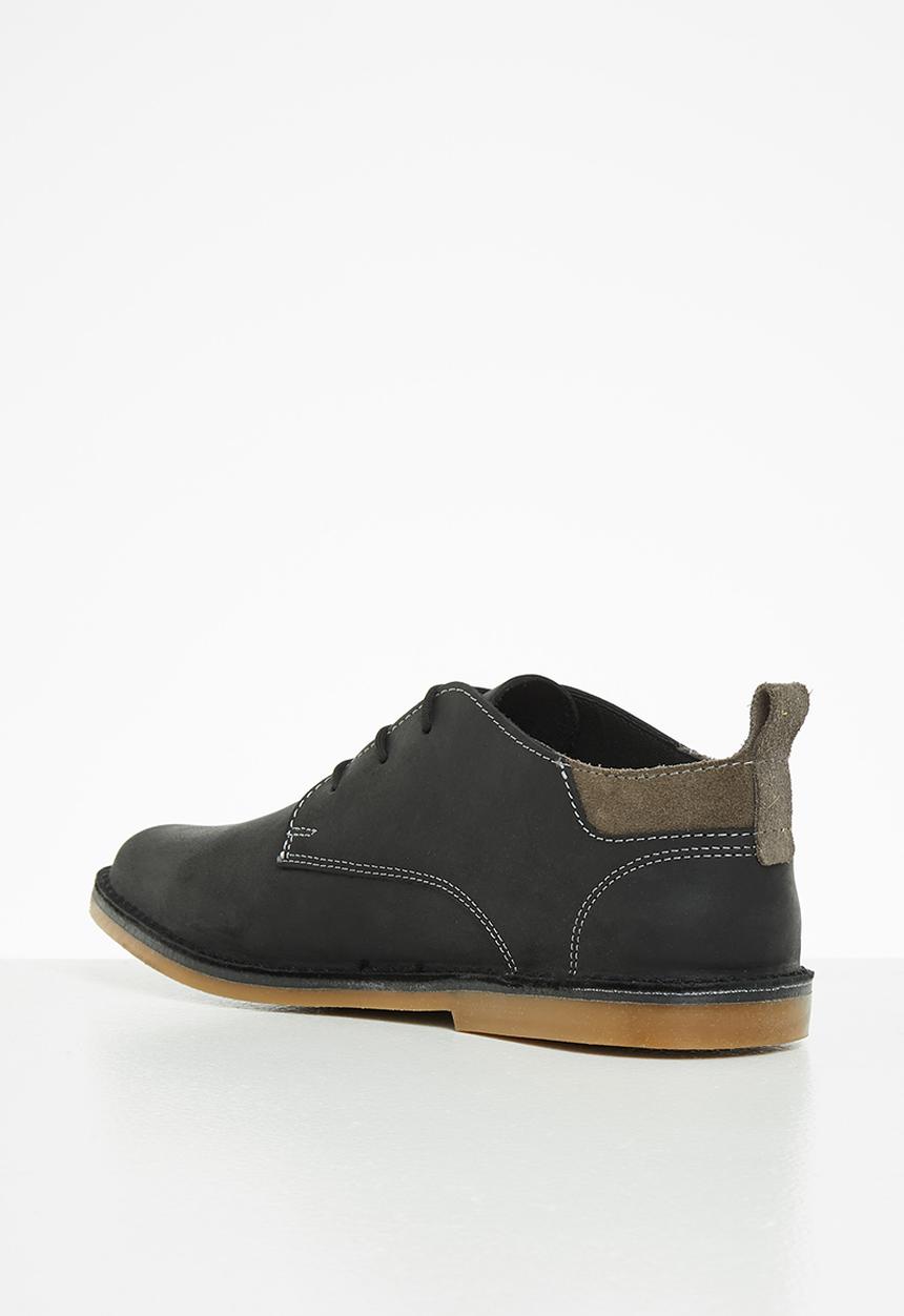Grasshoppers - Oliver leather sandiego - black/grey