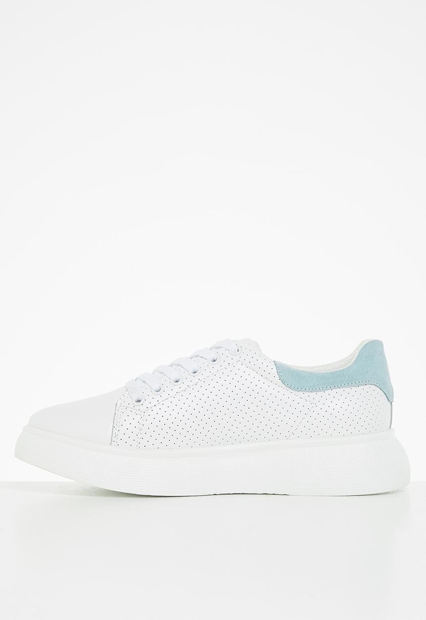 Julz - Lucy leather sneaker - white