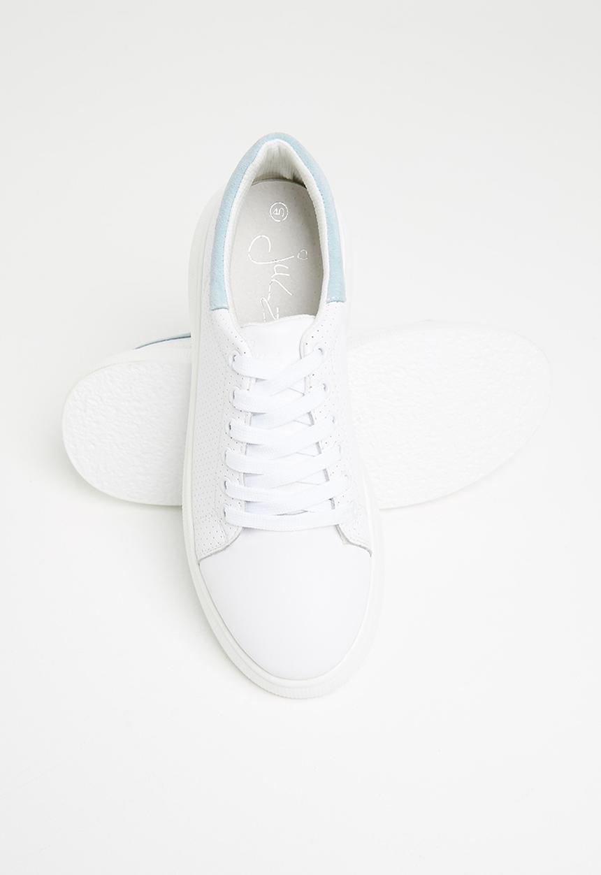 Julz - Lucy leather sneaker - white