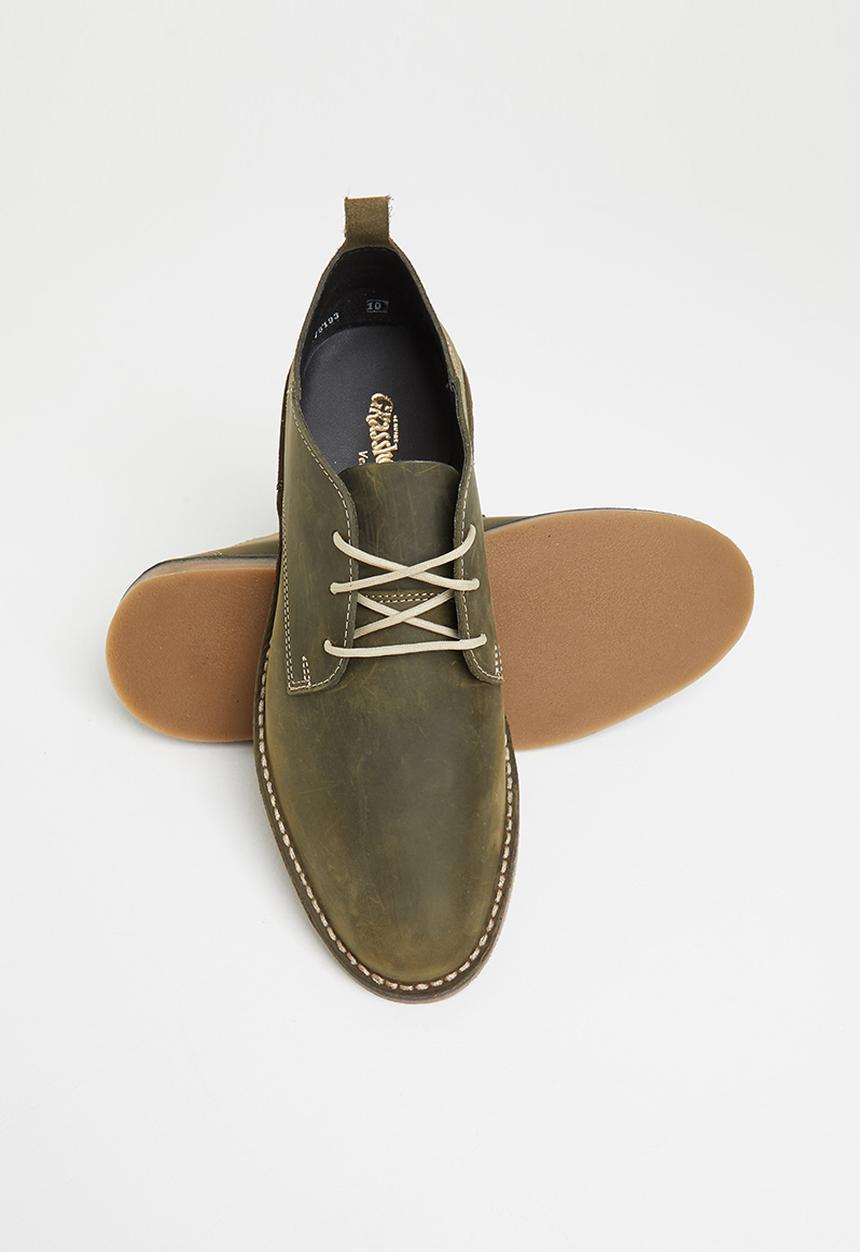 Grasshoppers - Oliver leather sandiego - olive/khaki