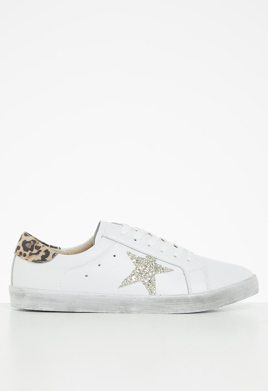 Julz - Sloan leather sneaker - white rose gold