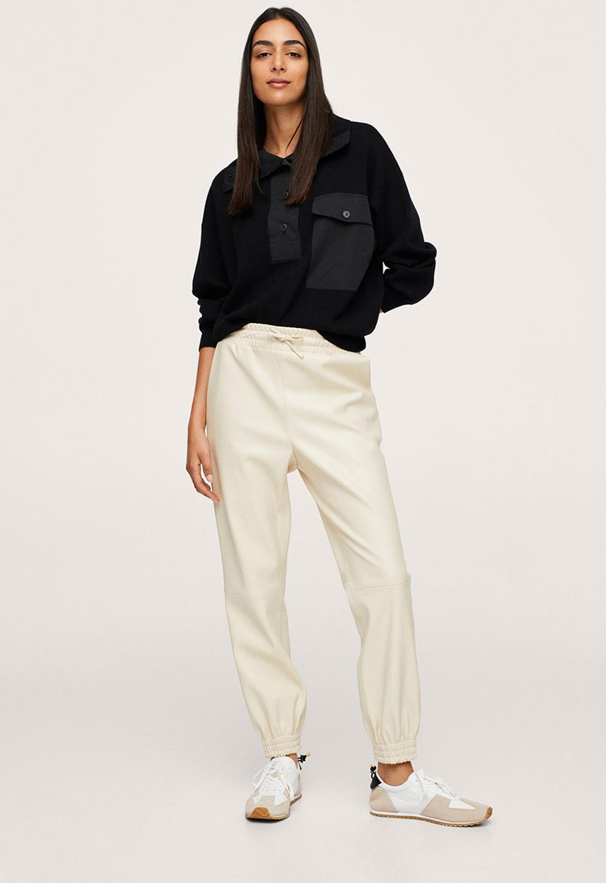 MANGO - Sweater tom - black