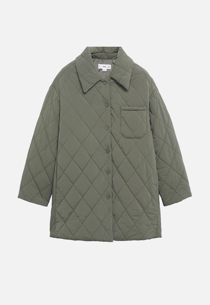 MANGO - Anorak frozen - beige/khaki