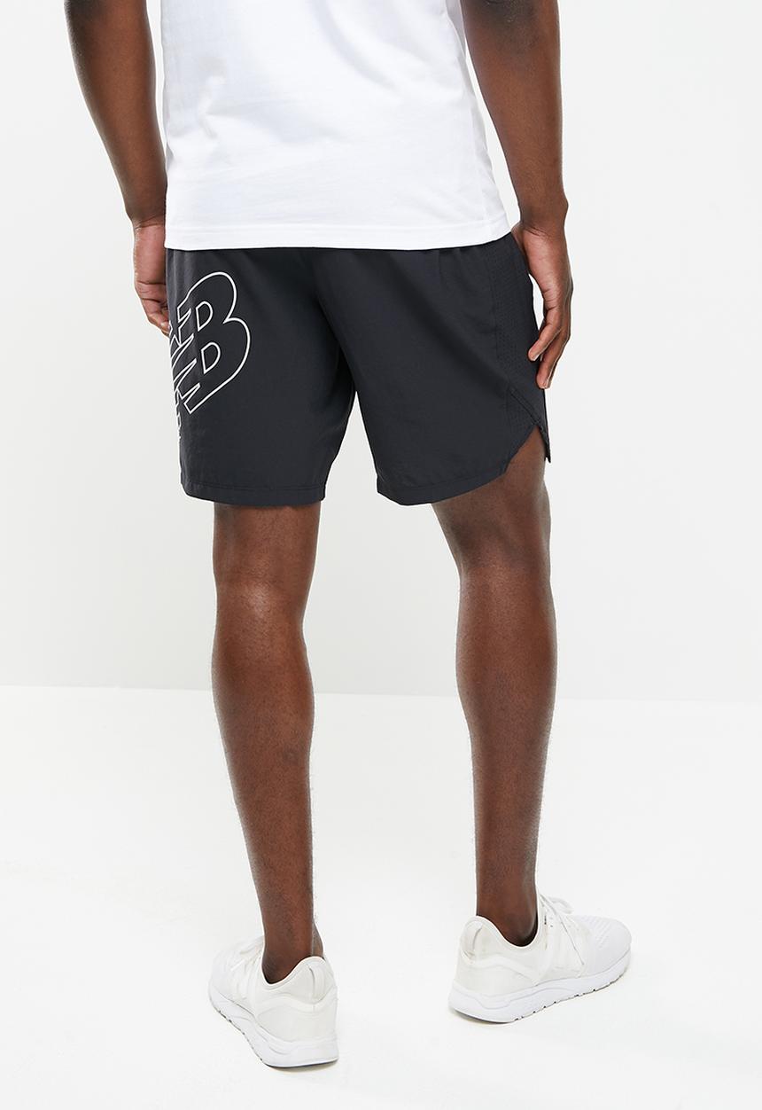 New Balance  - Tenacity 9in short print - black