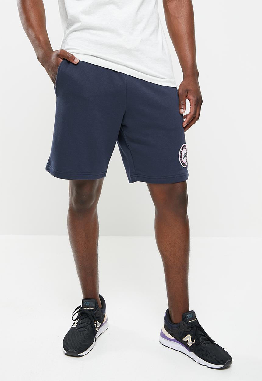 New Balance  - Nb essentials athletic club fleece short - eclipse