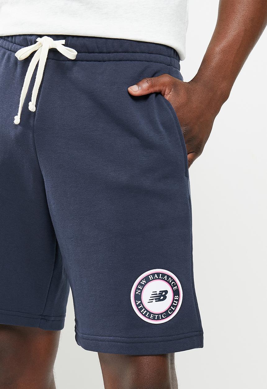 New Balance  - Nb essentials athletic club fleece short - eclipse