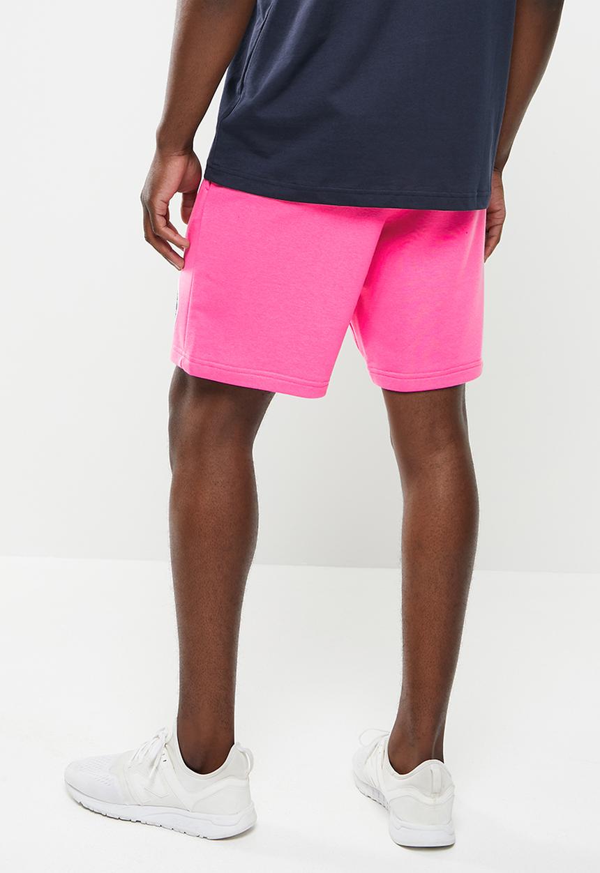 New Balance  - Nb essentials athletic club fleece short - sporty pink