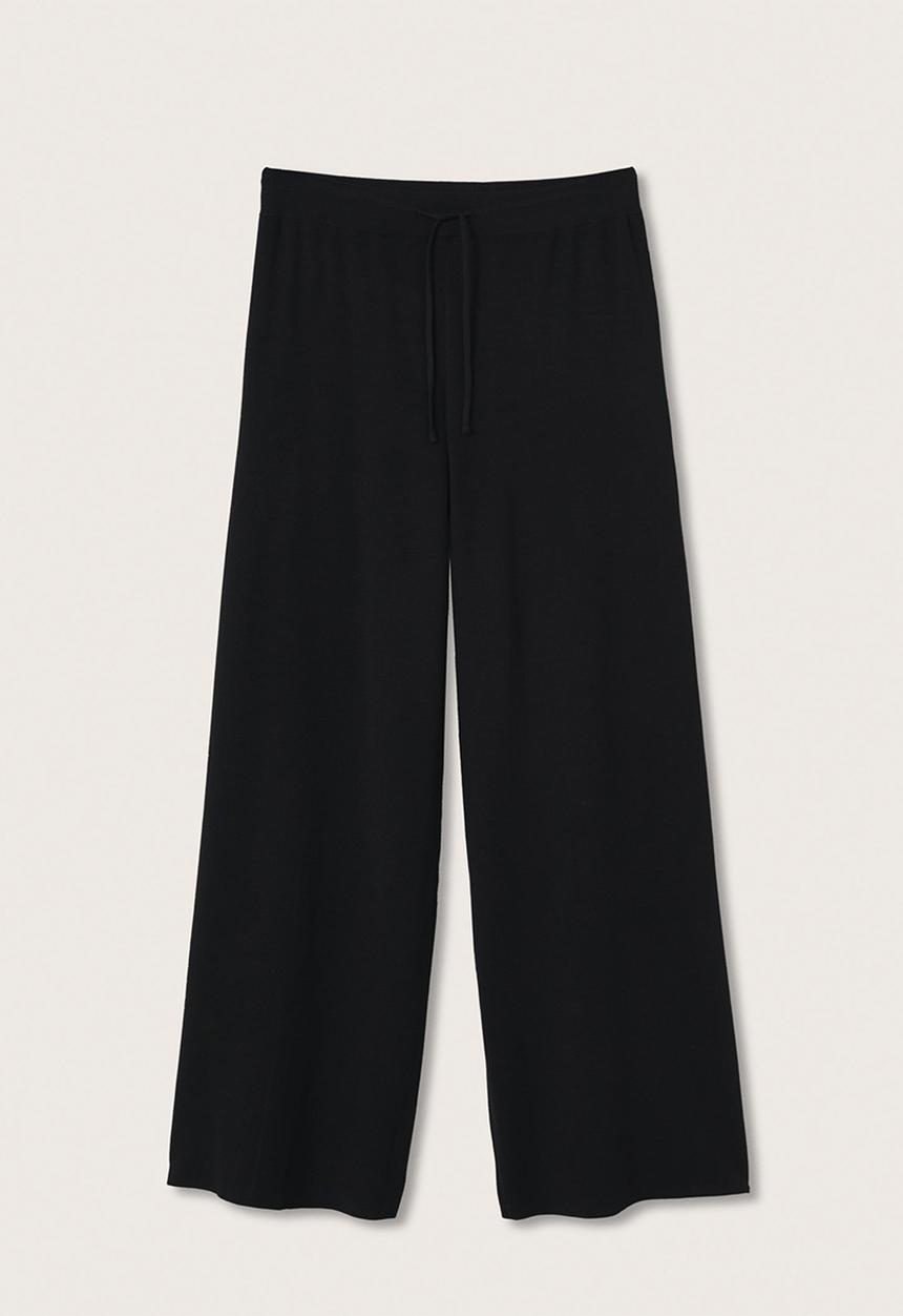 MANGO - Trousers kobi - black