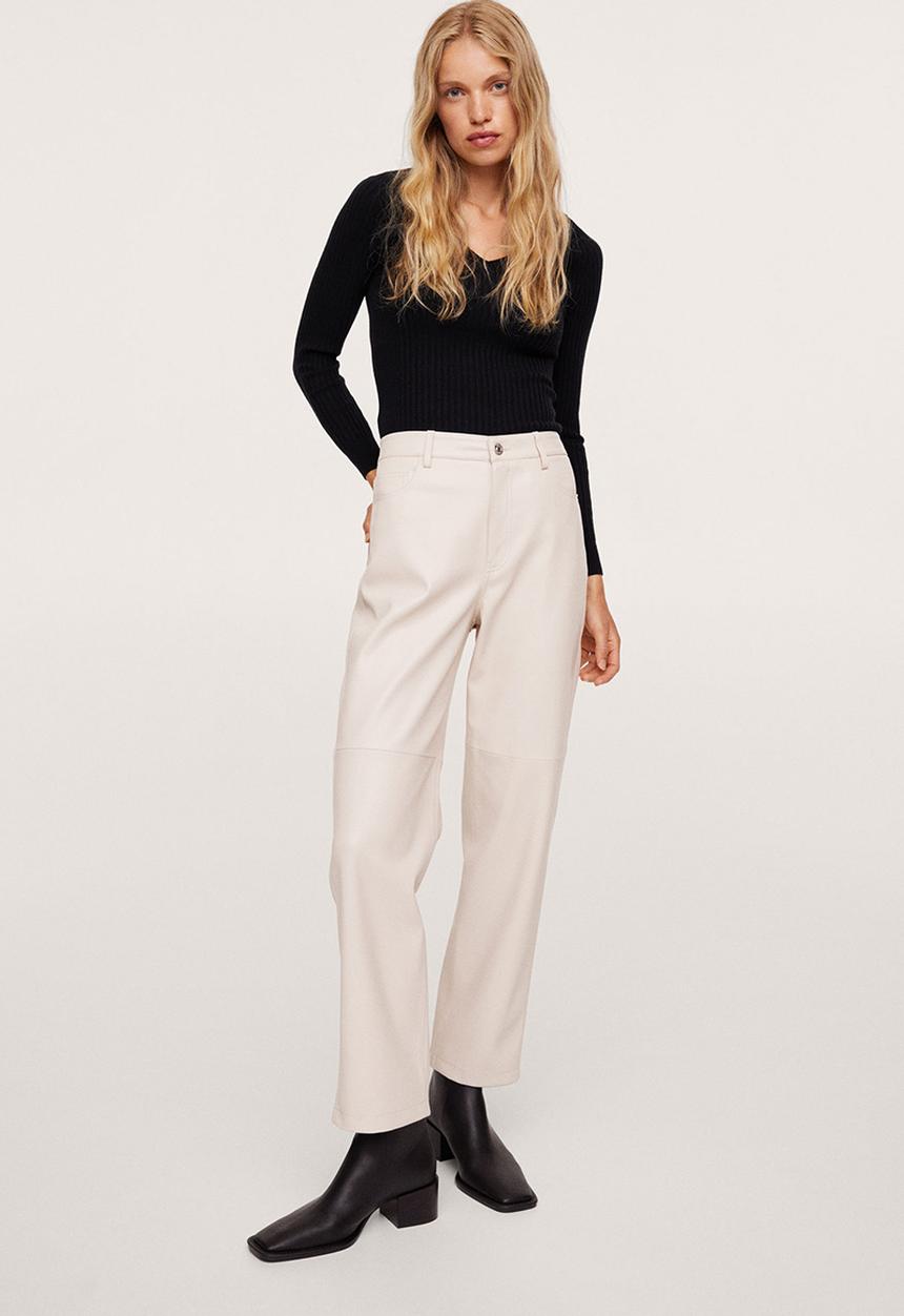 MANGO - Sweater goleta - black