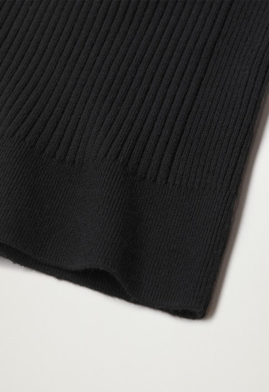 MANGO - Sweater goleta - black