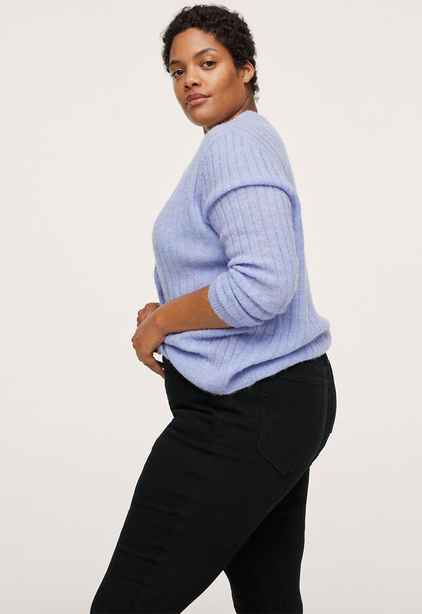 MANGO - Plus jeans soho - open grey