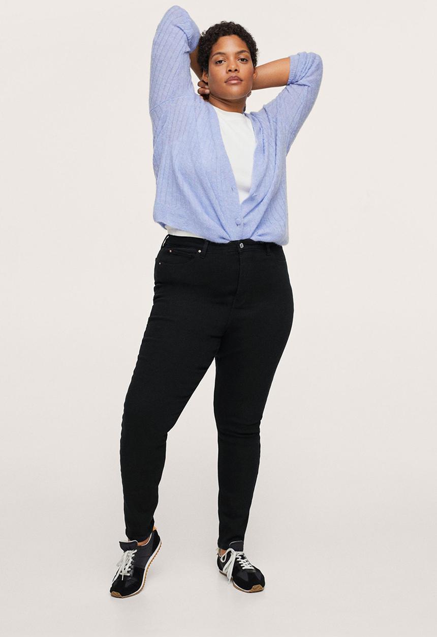 MANGO - Plus jeans soho - open grey