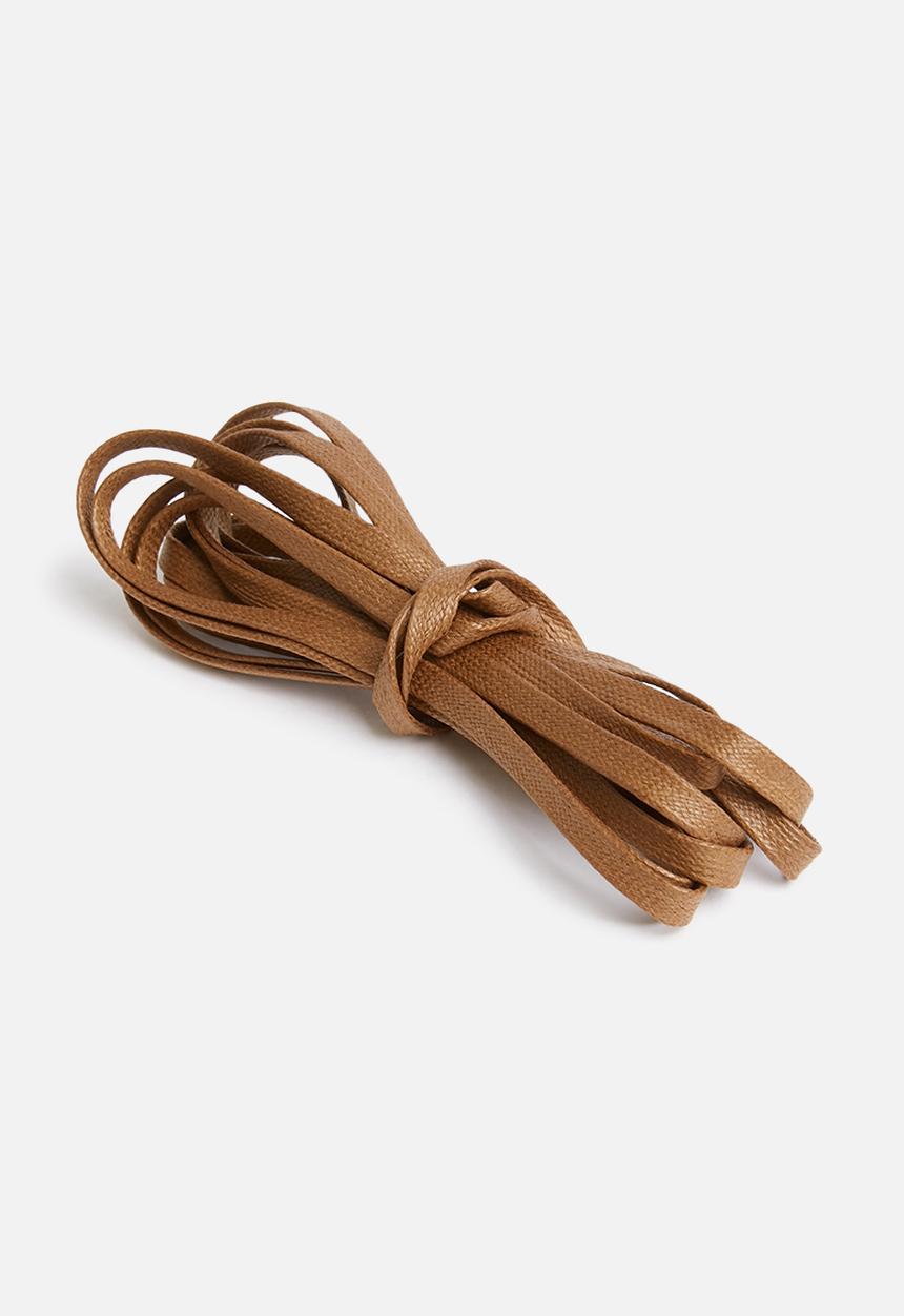 Binder - Waxed shoe laces 160cm - brown