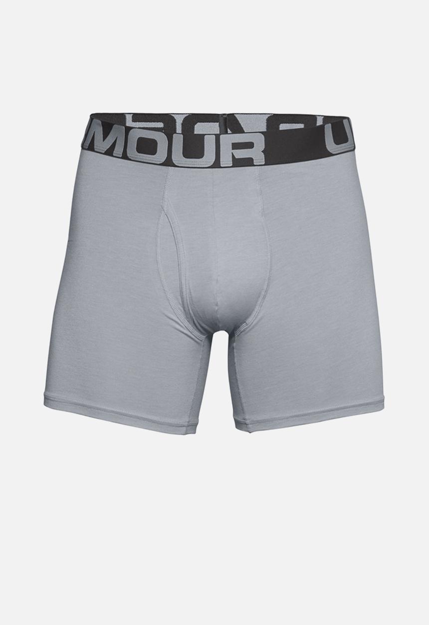 Under Armour - Ua charged cotton 6in 3 pack - grey