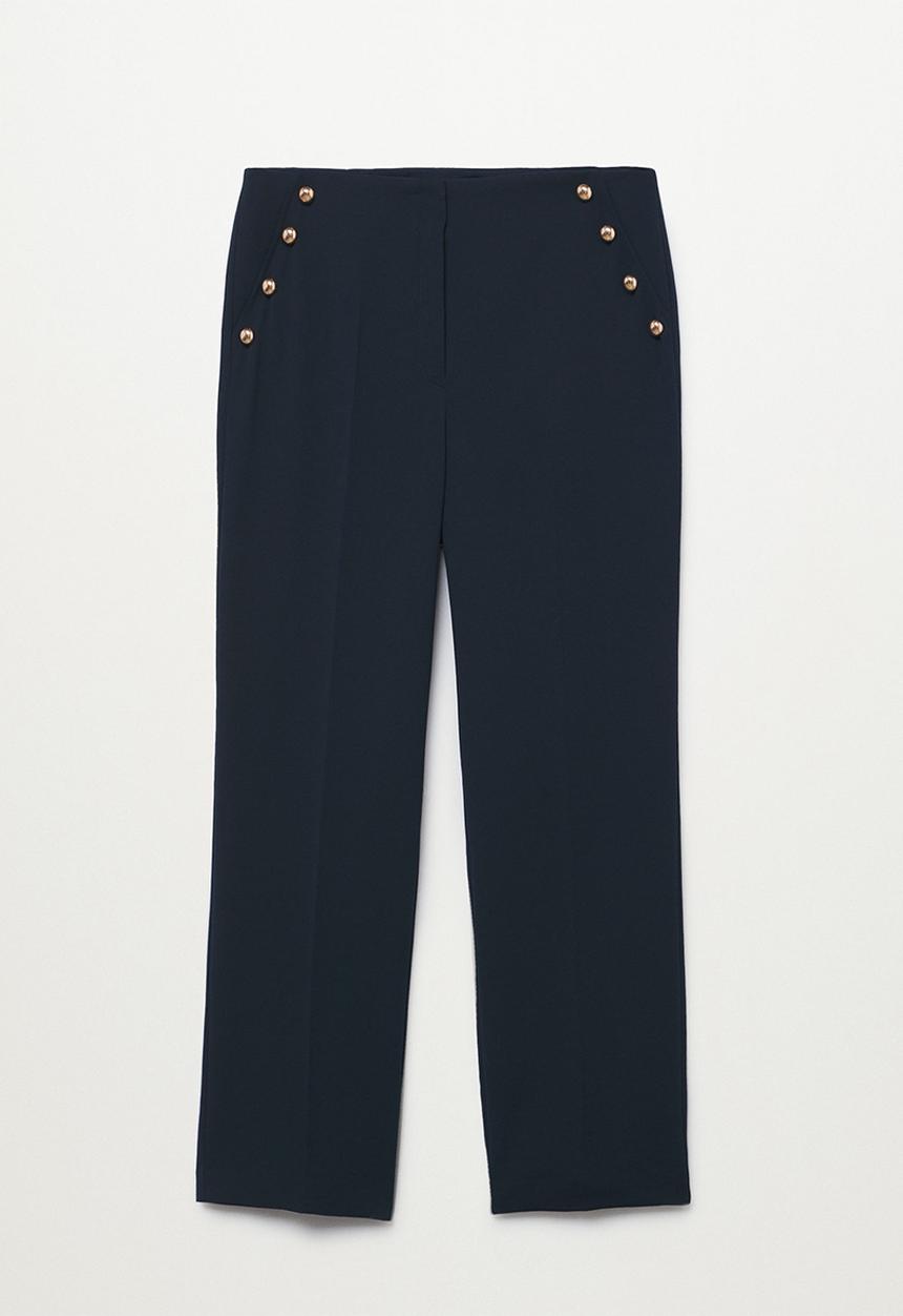 MANGO - Plus trousers lluvia - navy