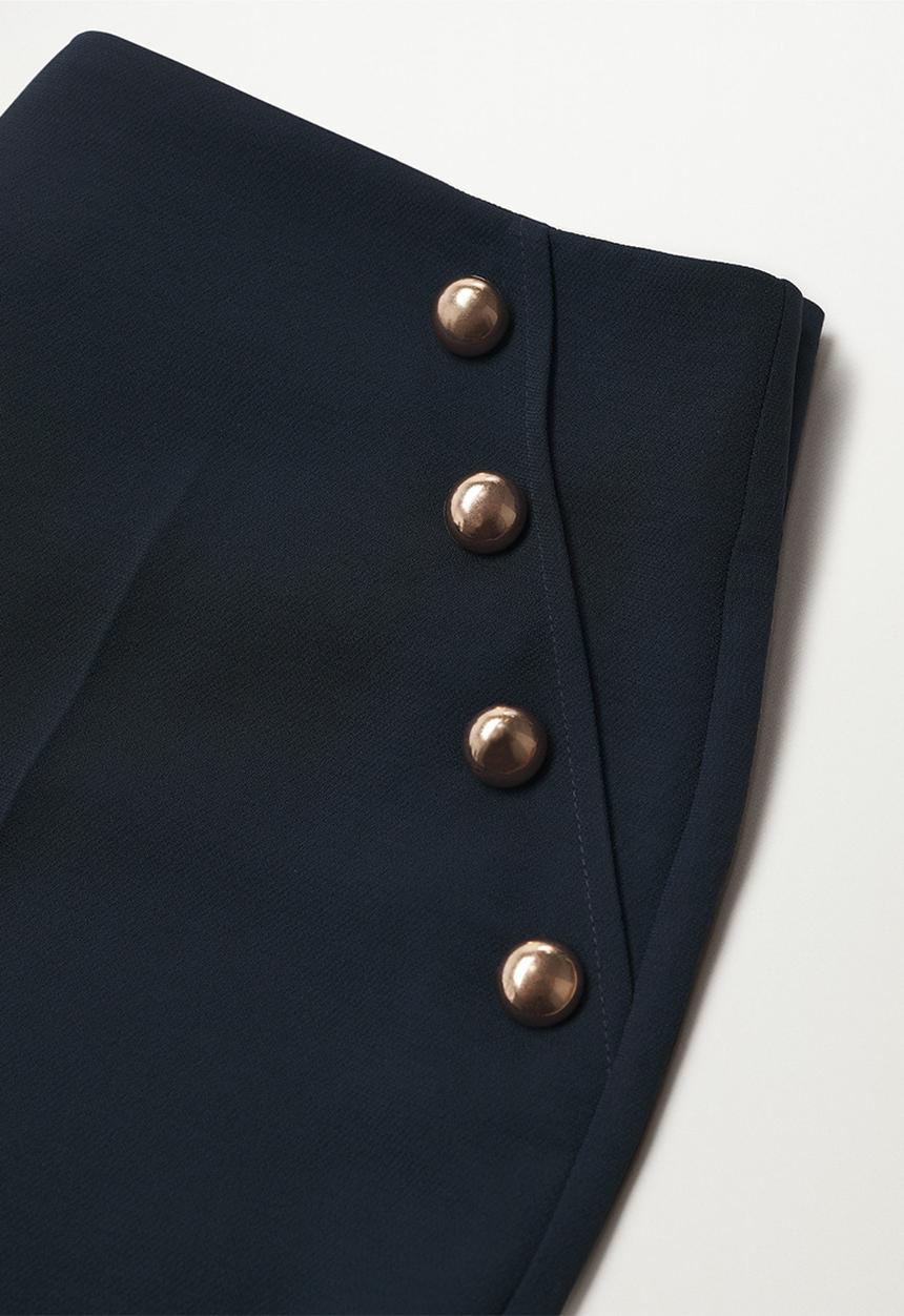 MANGO - Plus trousers lluvia - navy