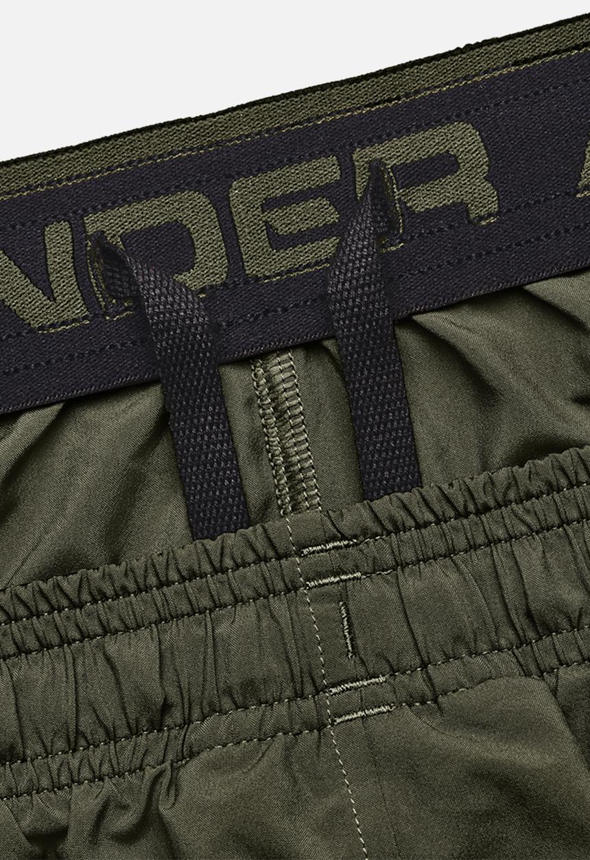 Under Armour - Ua woven wordmark shorts - olive 