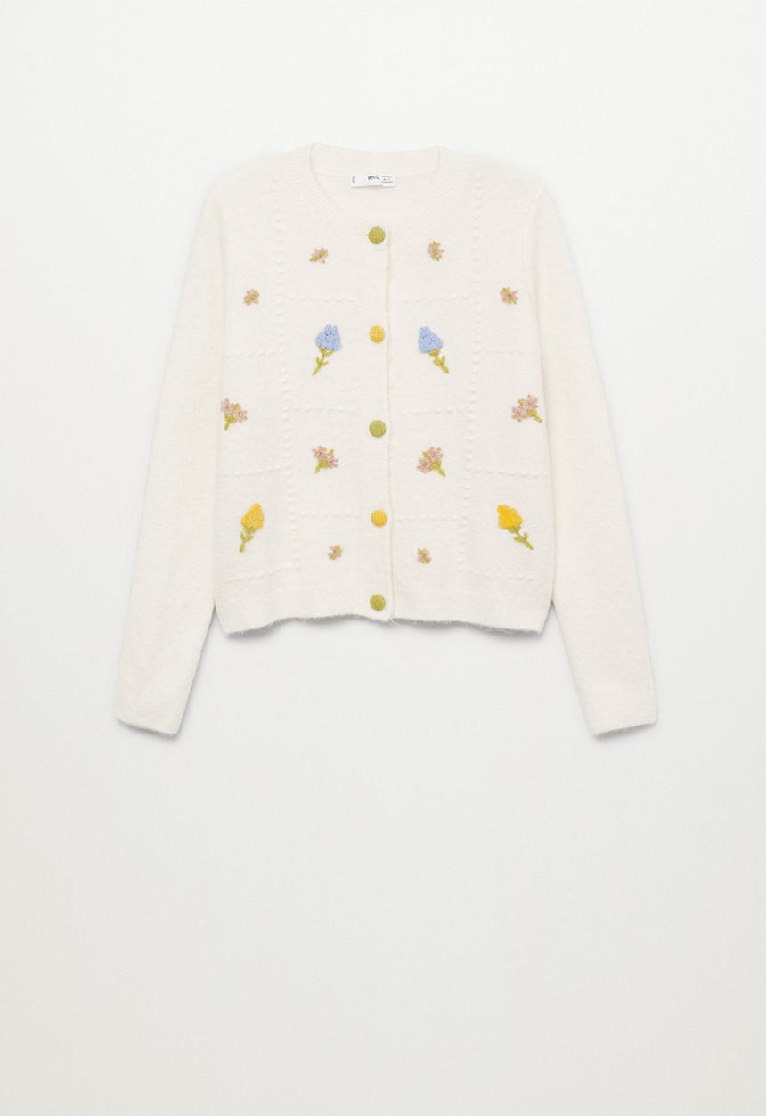 MANGO - Cardigan spring - light beige