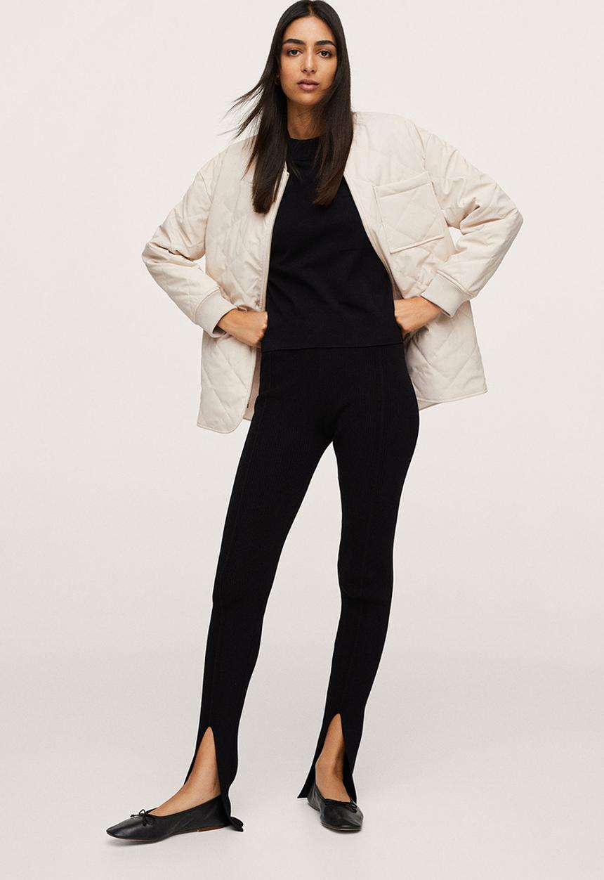 MANGO - Jacket mathilde - light beige