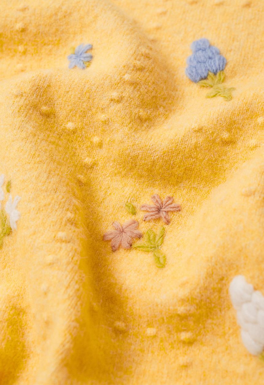 MANGO - Sweater spring - medium yellow