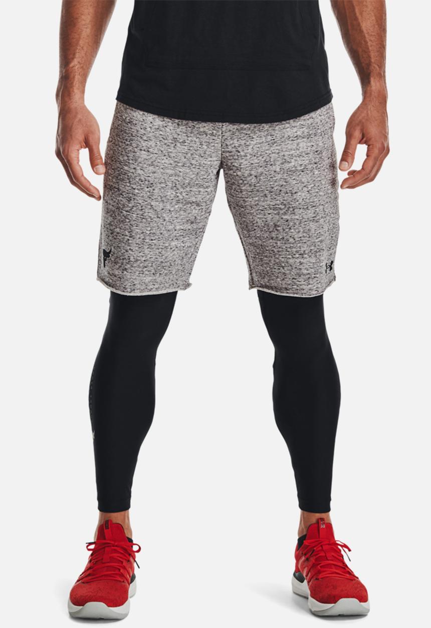 Under Armour - UA Project Rock Terry shorts - grey