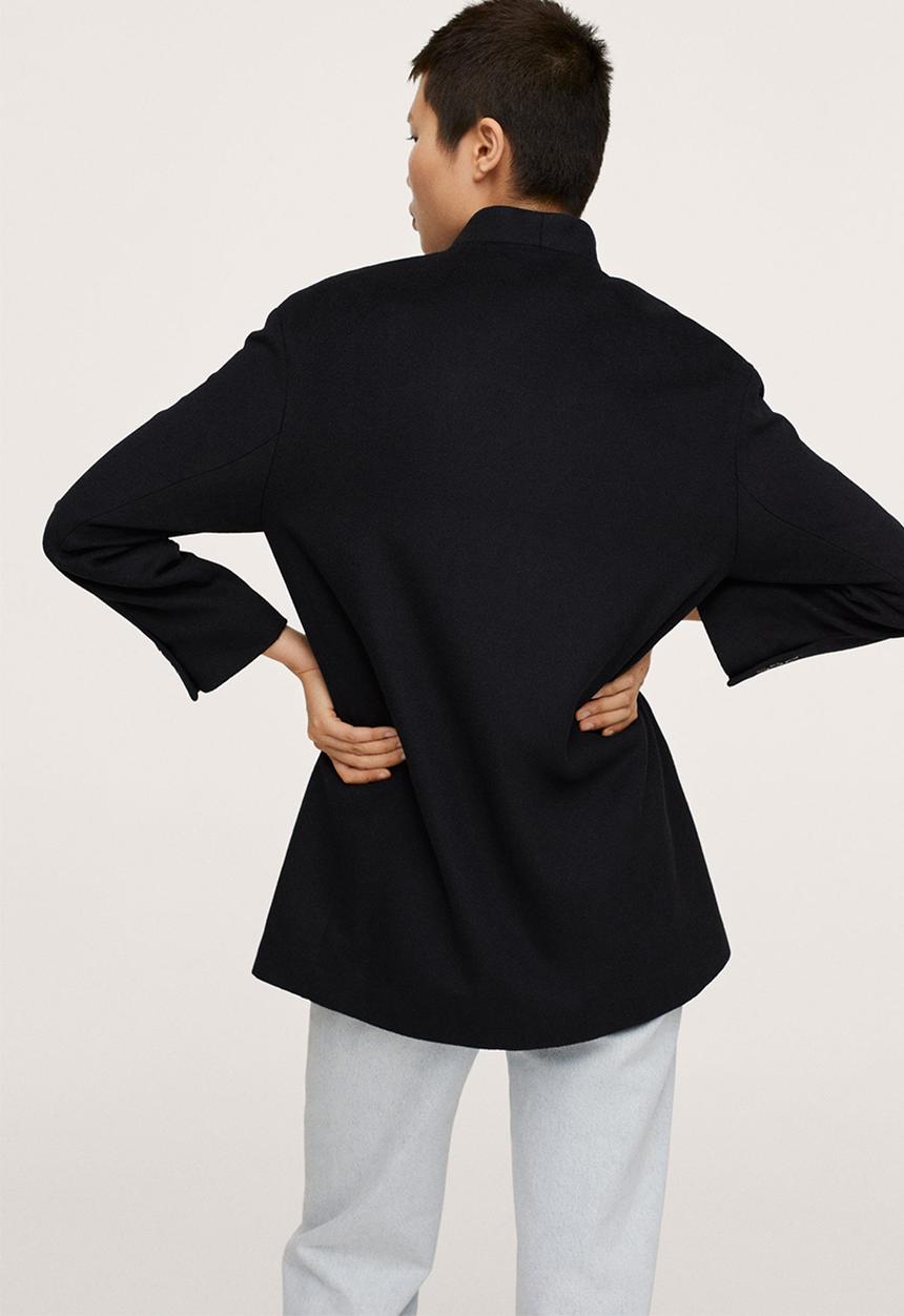 MANGO - Jacket gala - black