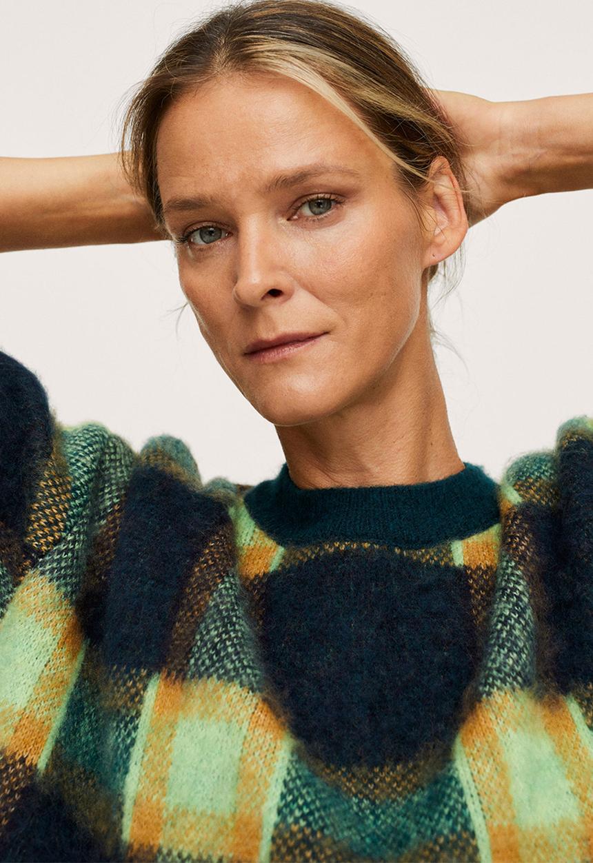 MANGO - Sweater cheecky - green