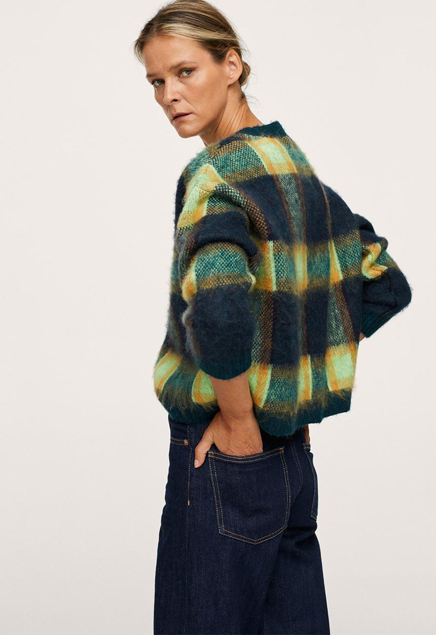 MANGO - Sweater cheecky - green