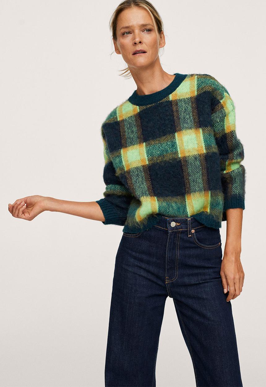 MANGO - Sweater cheecky - green