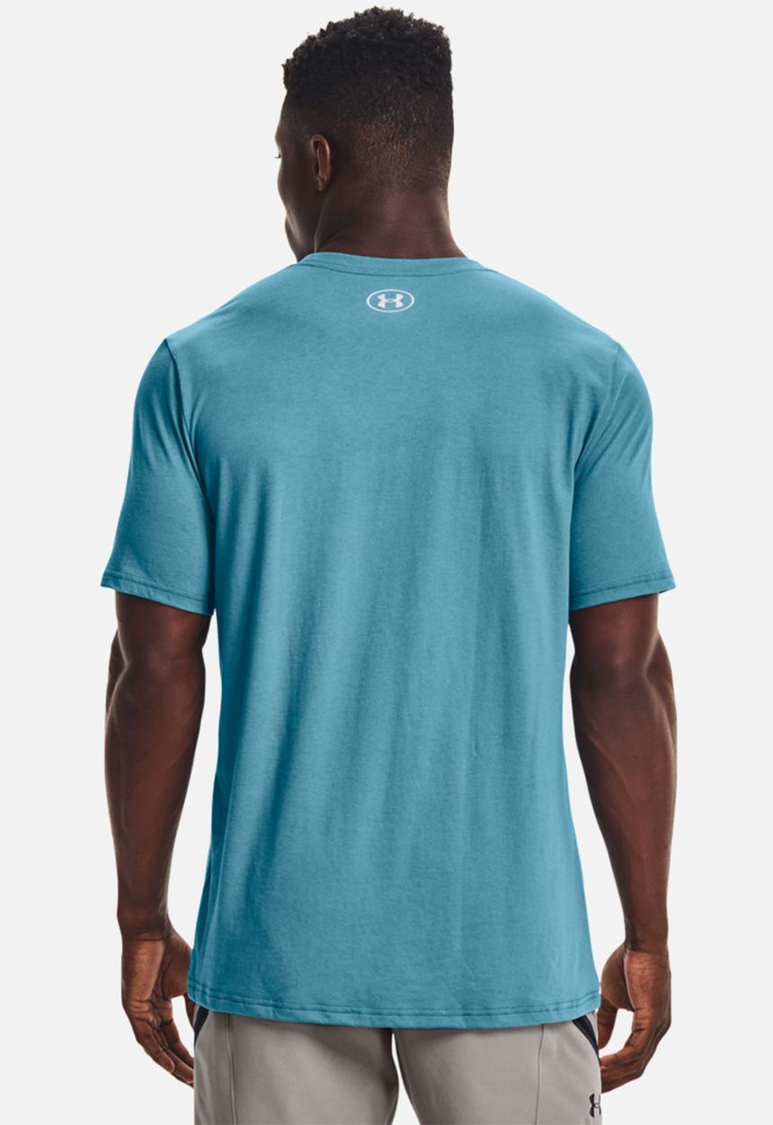 Under Armour - Ua vertical signature short sleeve - blue