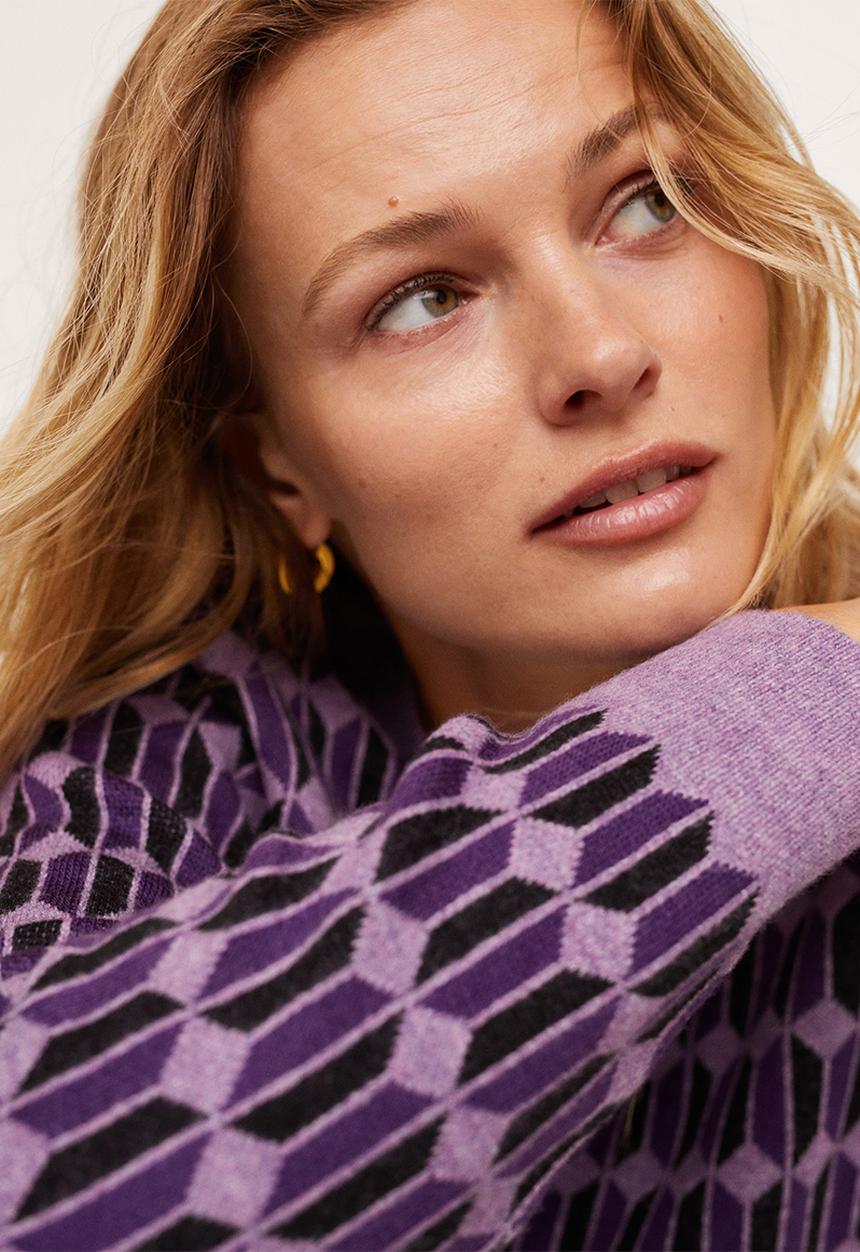 MANGO - Sweater alyssa - medium purple