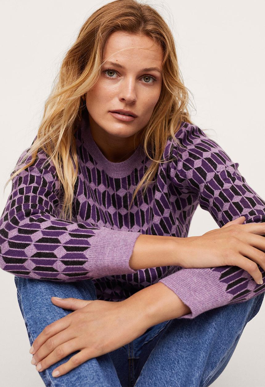 MANGO - Sweater alyssa - medium purple