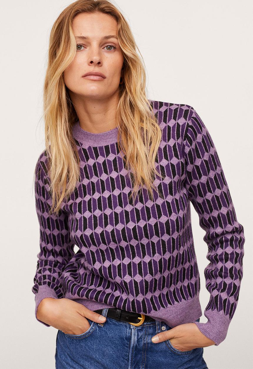 MANGO - Sweater alyssa - medium purple