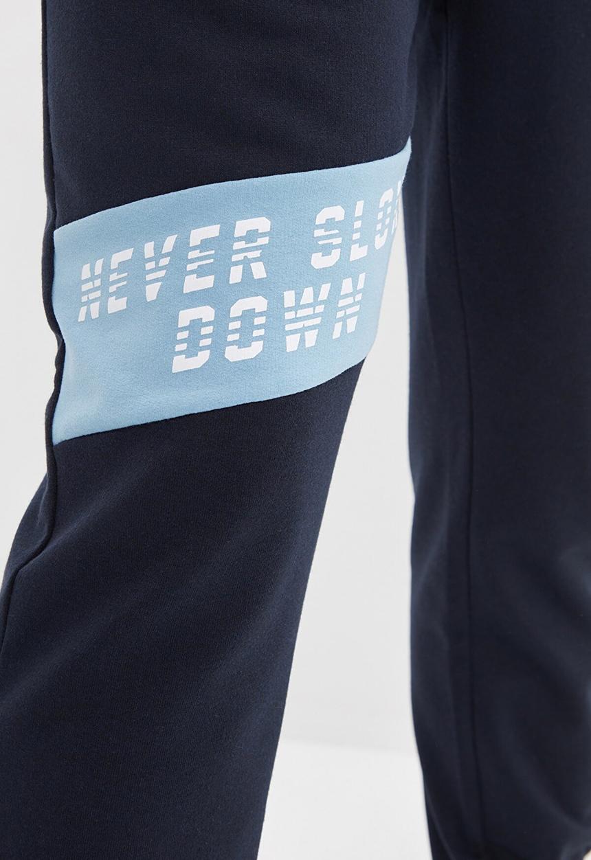 Trendyol - Virgo side stripe jogger - navy