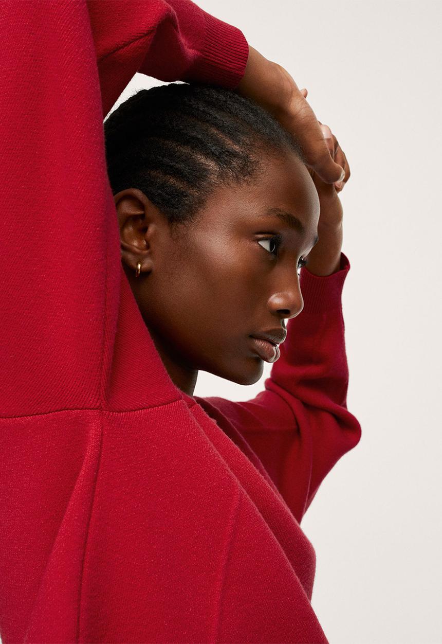 MANGO - Sweater sporter - red